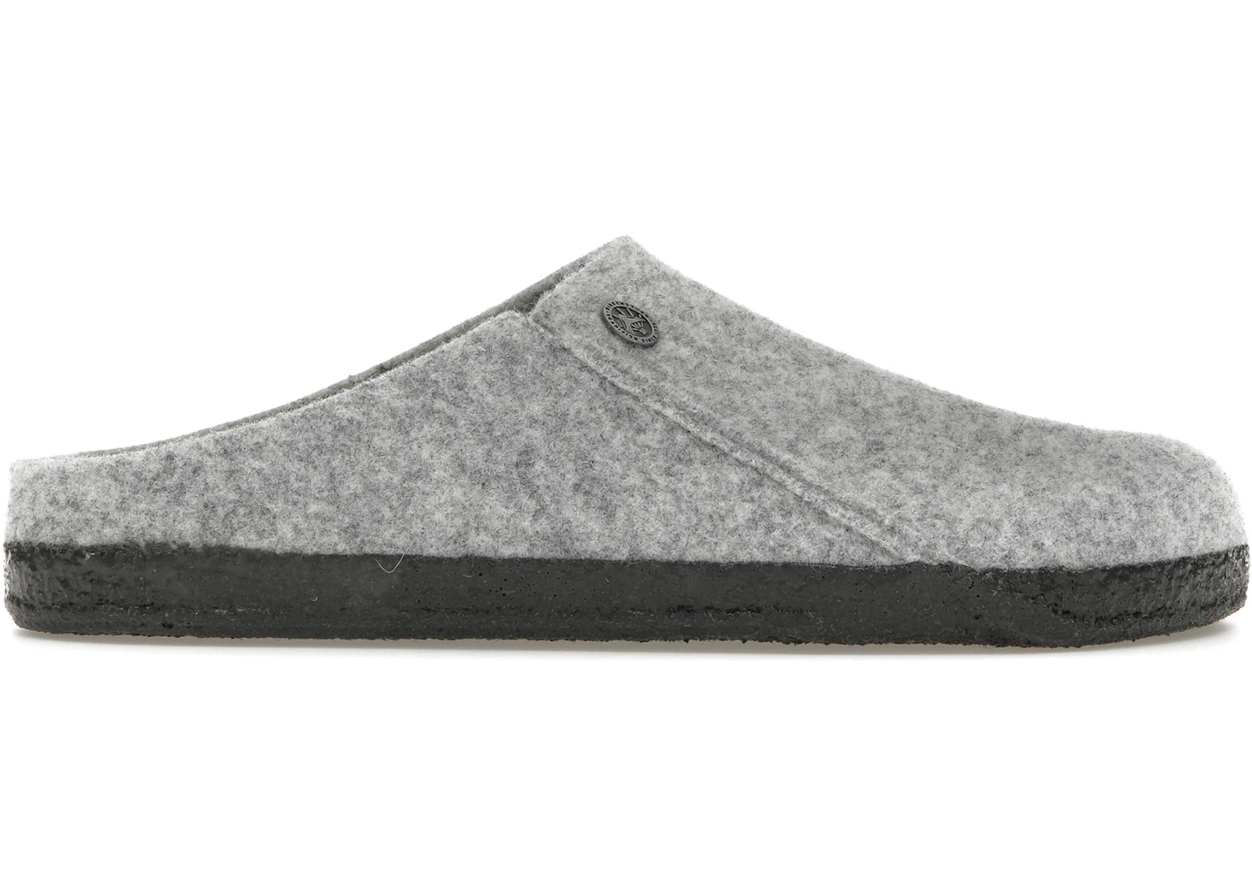 Birkenstock Zermatt Shearling Clog Wool Felt Light Gray