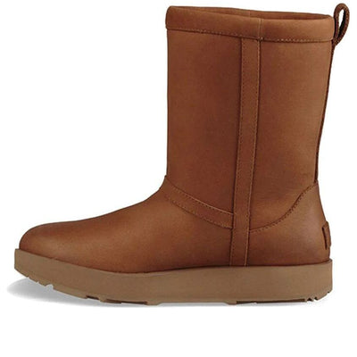 (WMNS) UGG Classic Short Leather 'Chestnut'