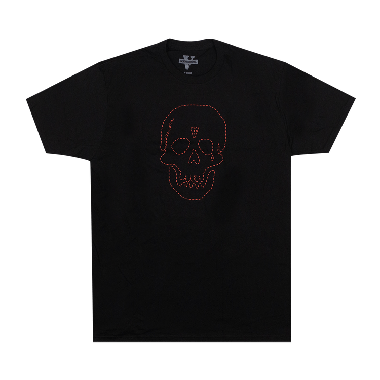 Vlone x Neighborhood Skull Short-Sleeve T-Shirt 'Black/Red'