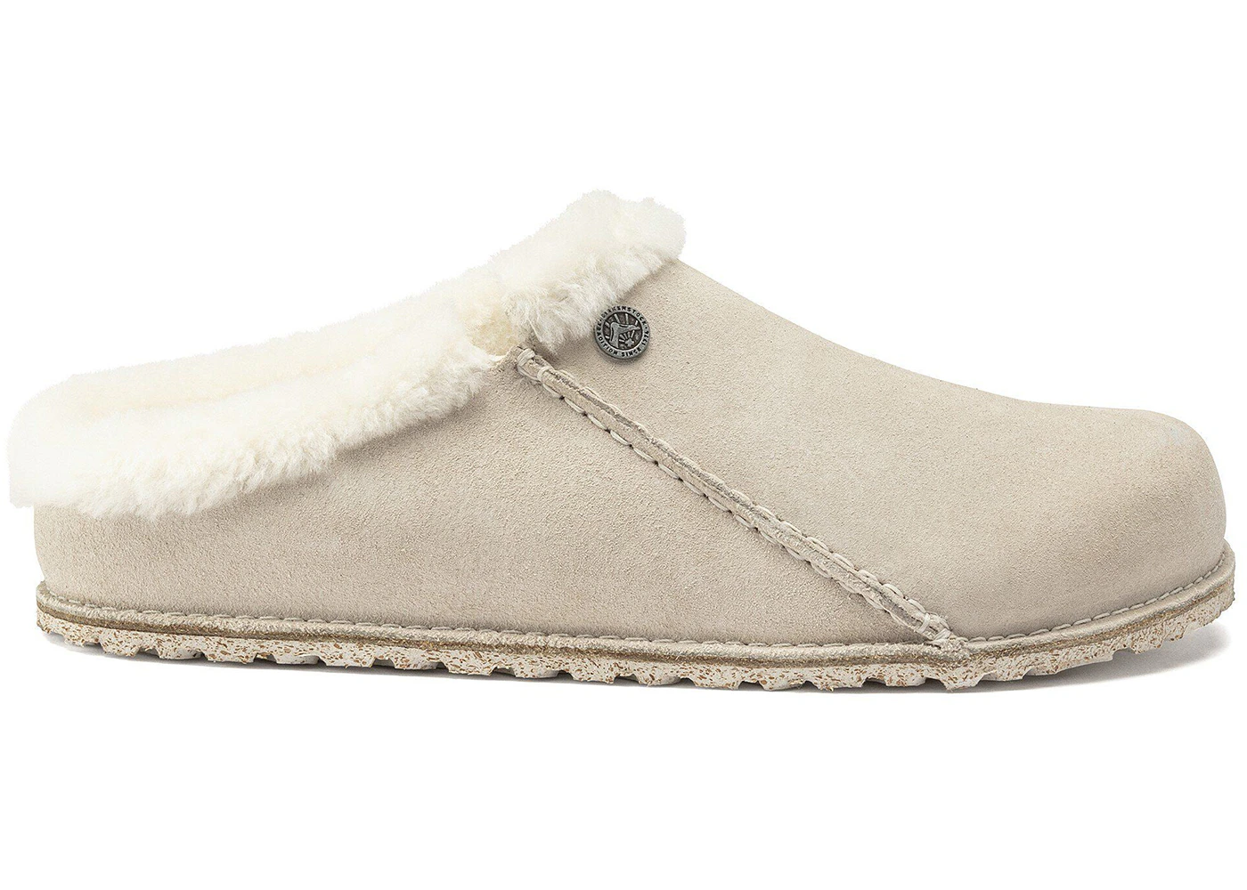 Birkenstock Zermatt Premium Suede Leather Antique White