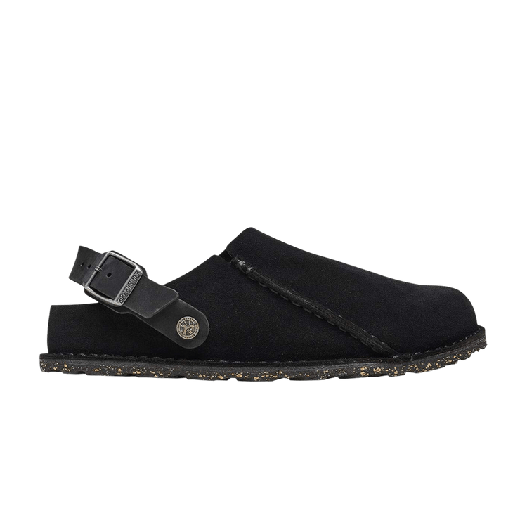 Birkenstock Lutry Suede Sandal 'Black'