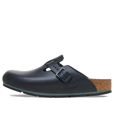 Birkenstock Boston Pro Natural Leather Sandals 'black'