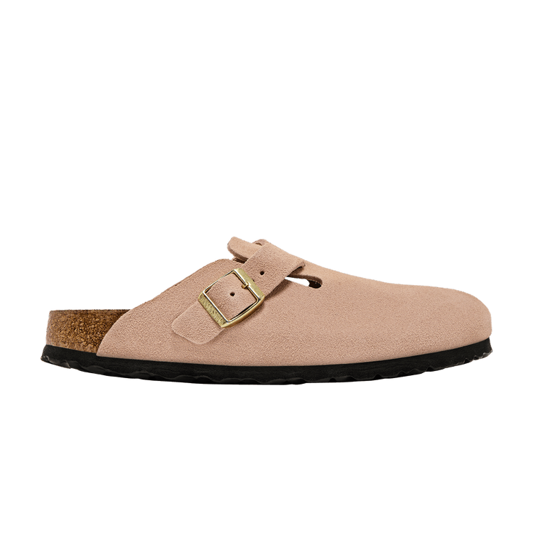 Birkenstock Wmns Boston Suede Leather 'Light Rose'