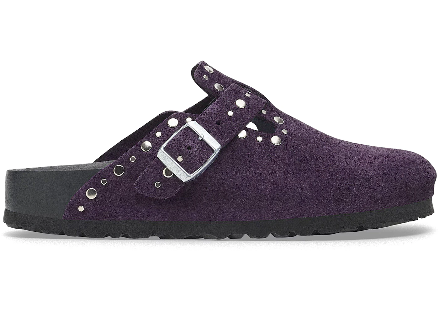Birkenstock Boston Rivets Suede Acai