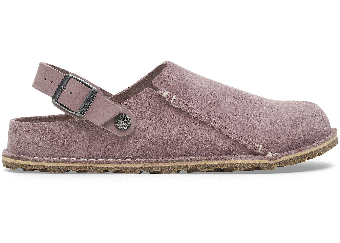 Birkenstock Lutry Premium Suede Faded Purple