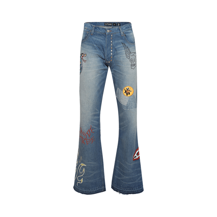 Earthling VIP Ride Free Denim Pant 'Blue'