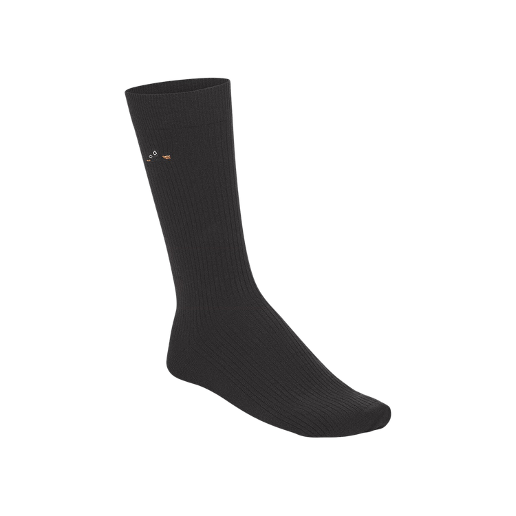 Birkenstock Ribbed Socks 'Black'