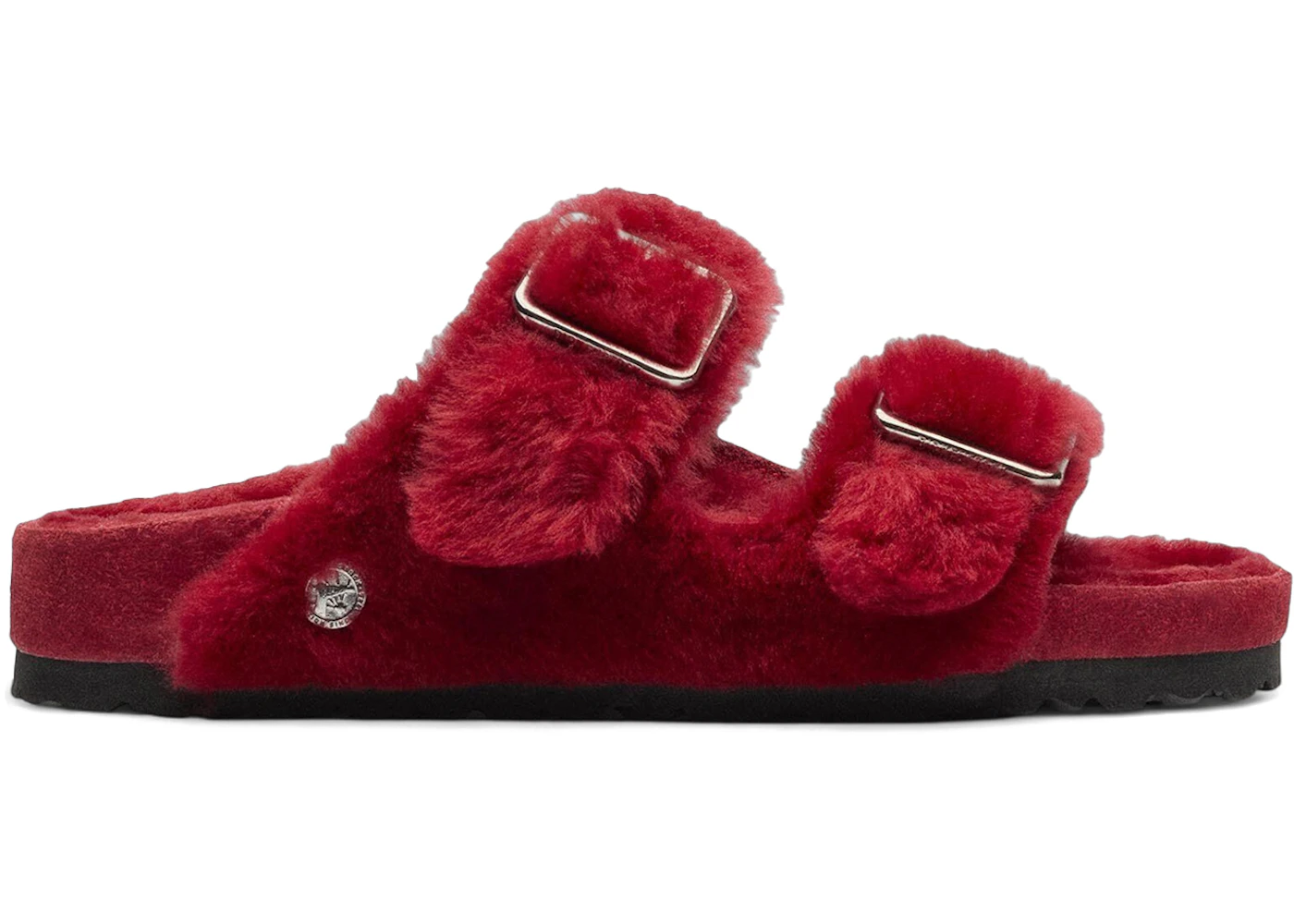 Birkenstock 1774 Arizona Shearling Red