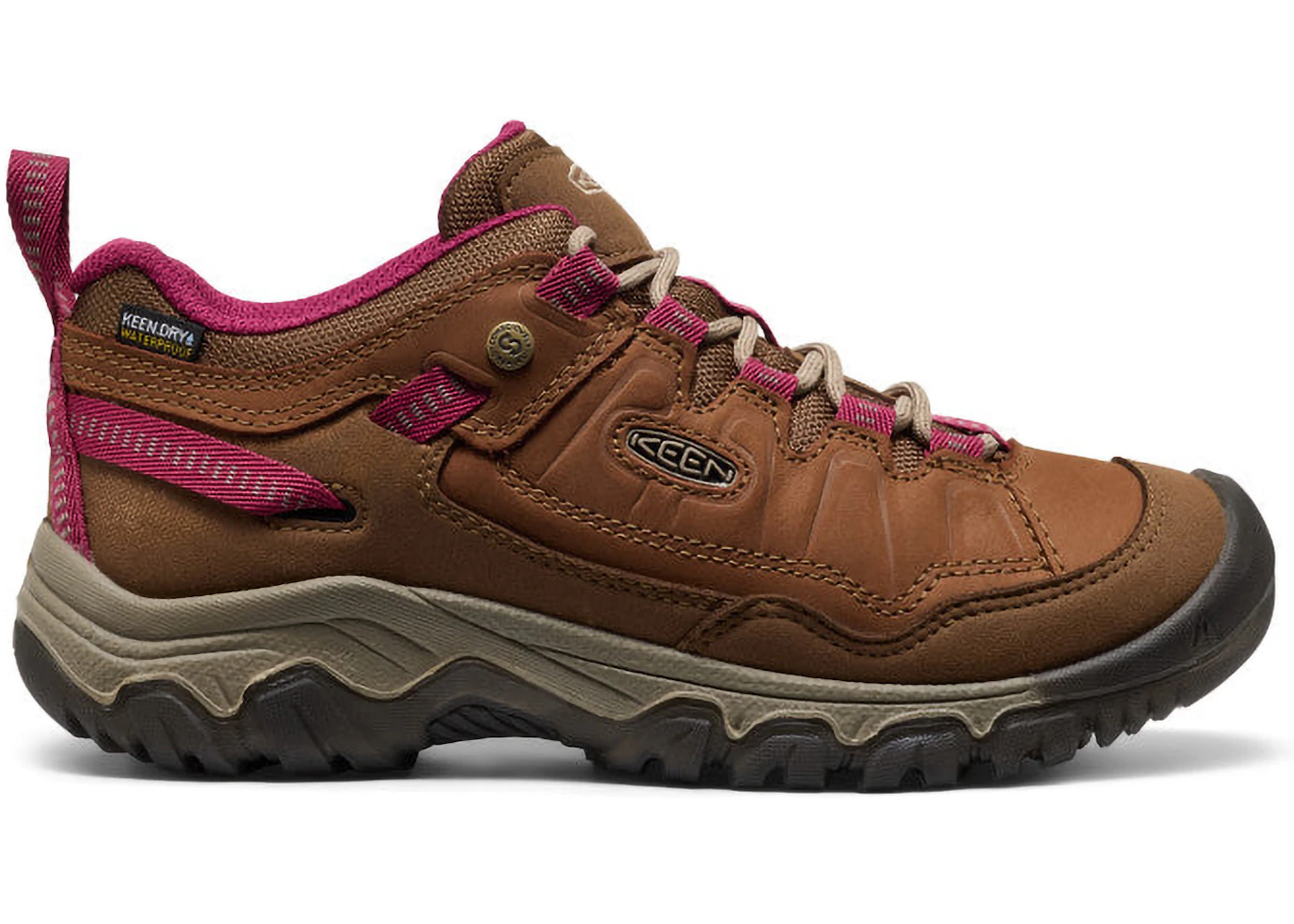 Keen Targhee IV Waterproof Hiking Shoe Bison Beaujolais (Women's)