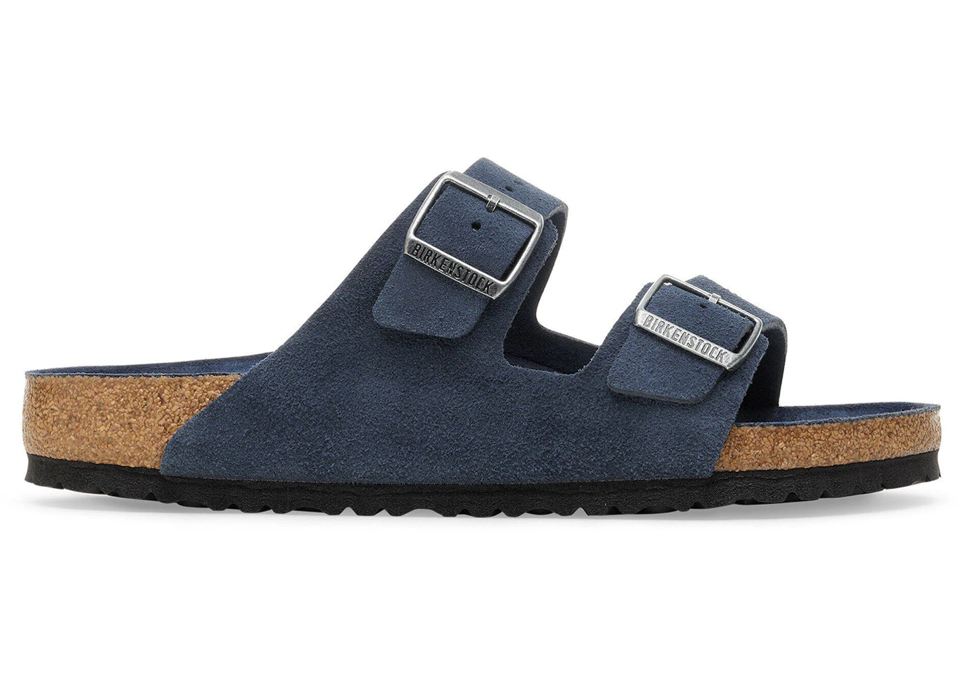 Birkenstock Arizona Soft Footbed Suede Leather New Navy Tonal