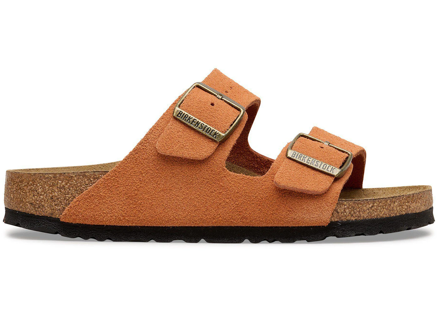 Birkenstock Arizona Suede Leather Dark Rust