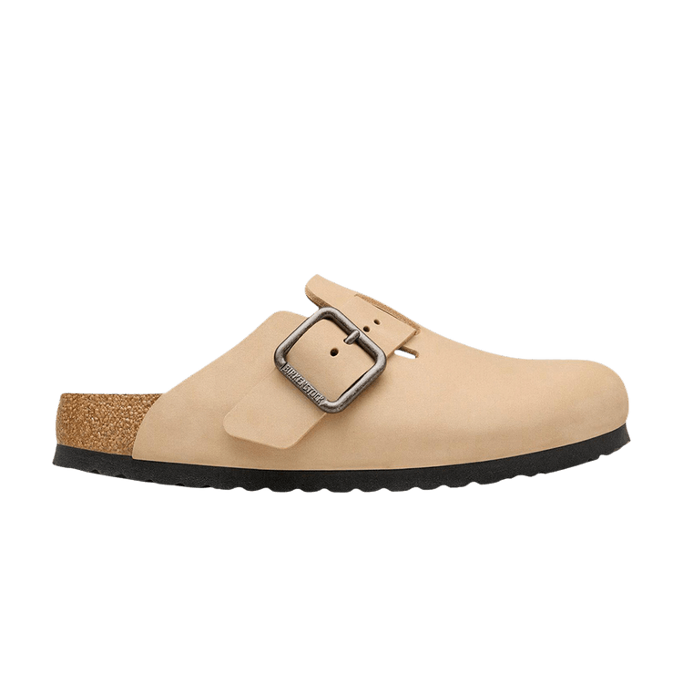 Birkenstock Boston Wire Buckle Nubuck 'Sandcastle'