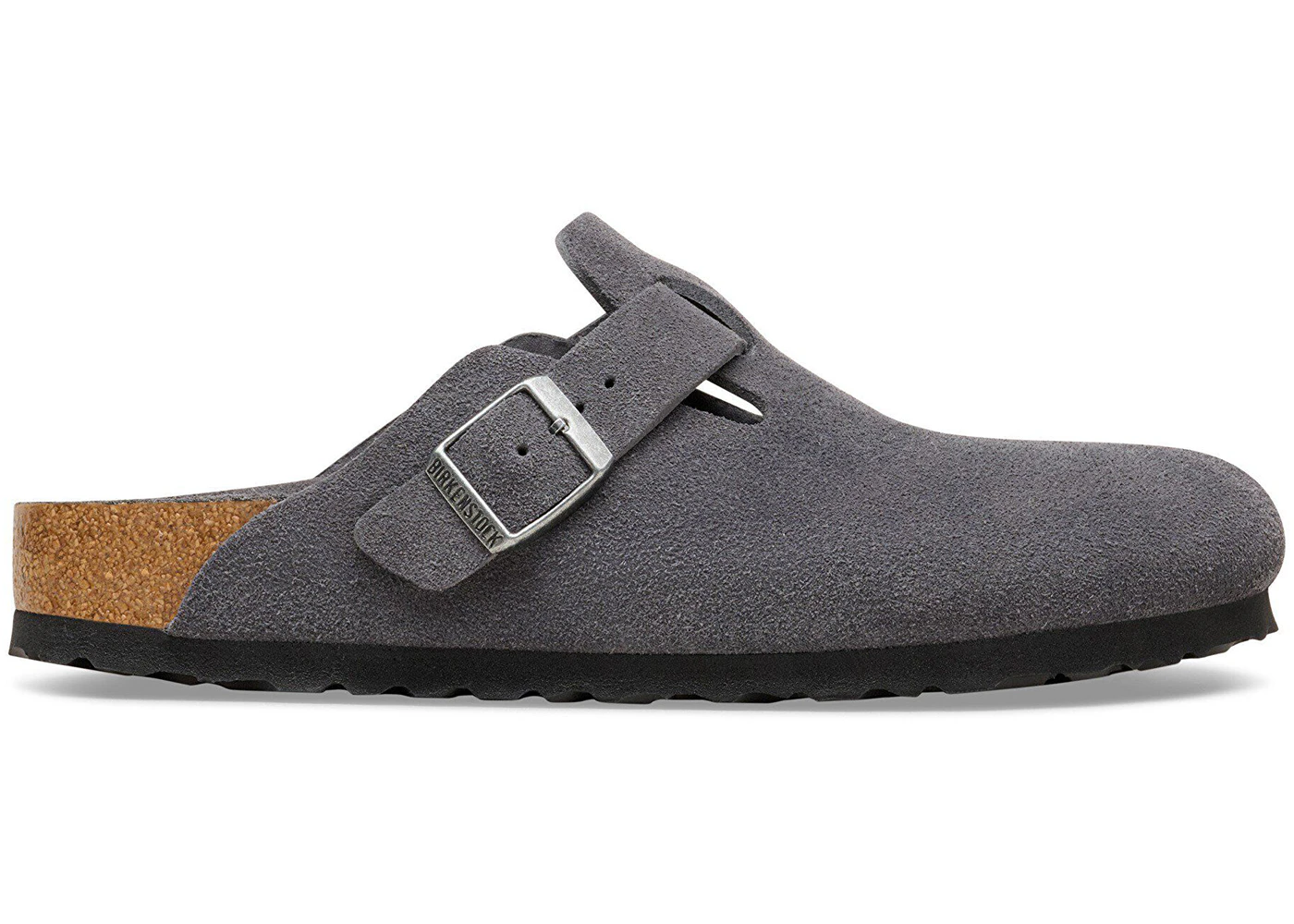 Birken Boston Soft Footbed Charcoal