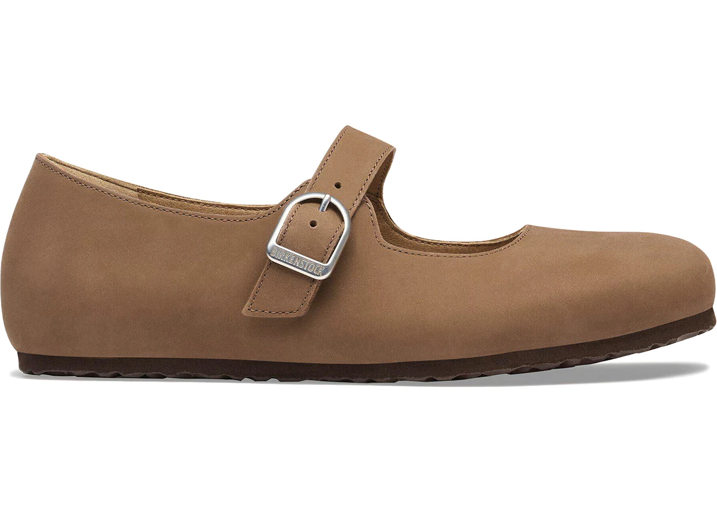 Birkenstock Santa Clarita Nubuck Leather Dark Tea