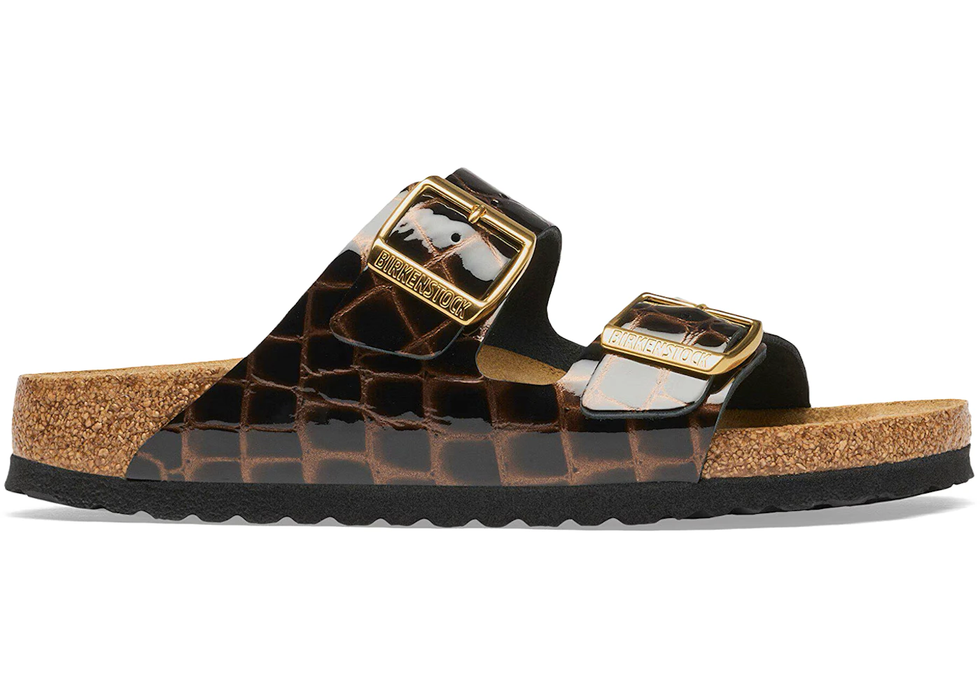 Birkenstock Arizona Leather Black Emboss