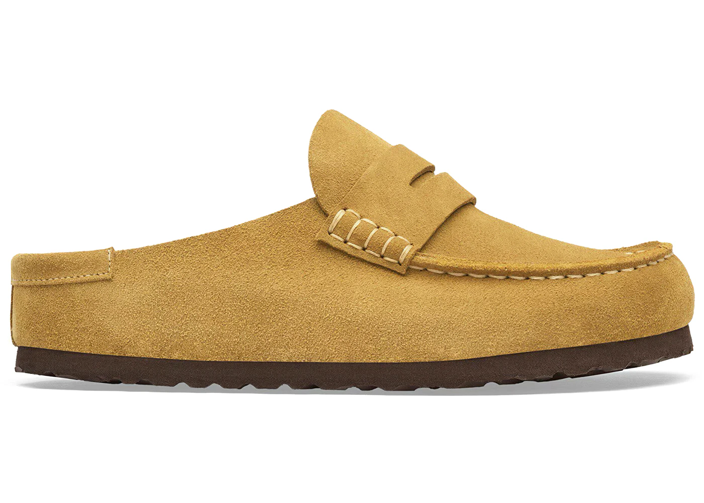 Birkenstock Naples Wrapped Suede Leather Cork Brown