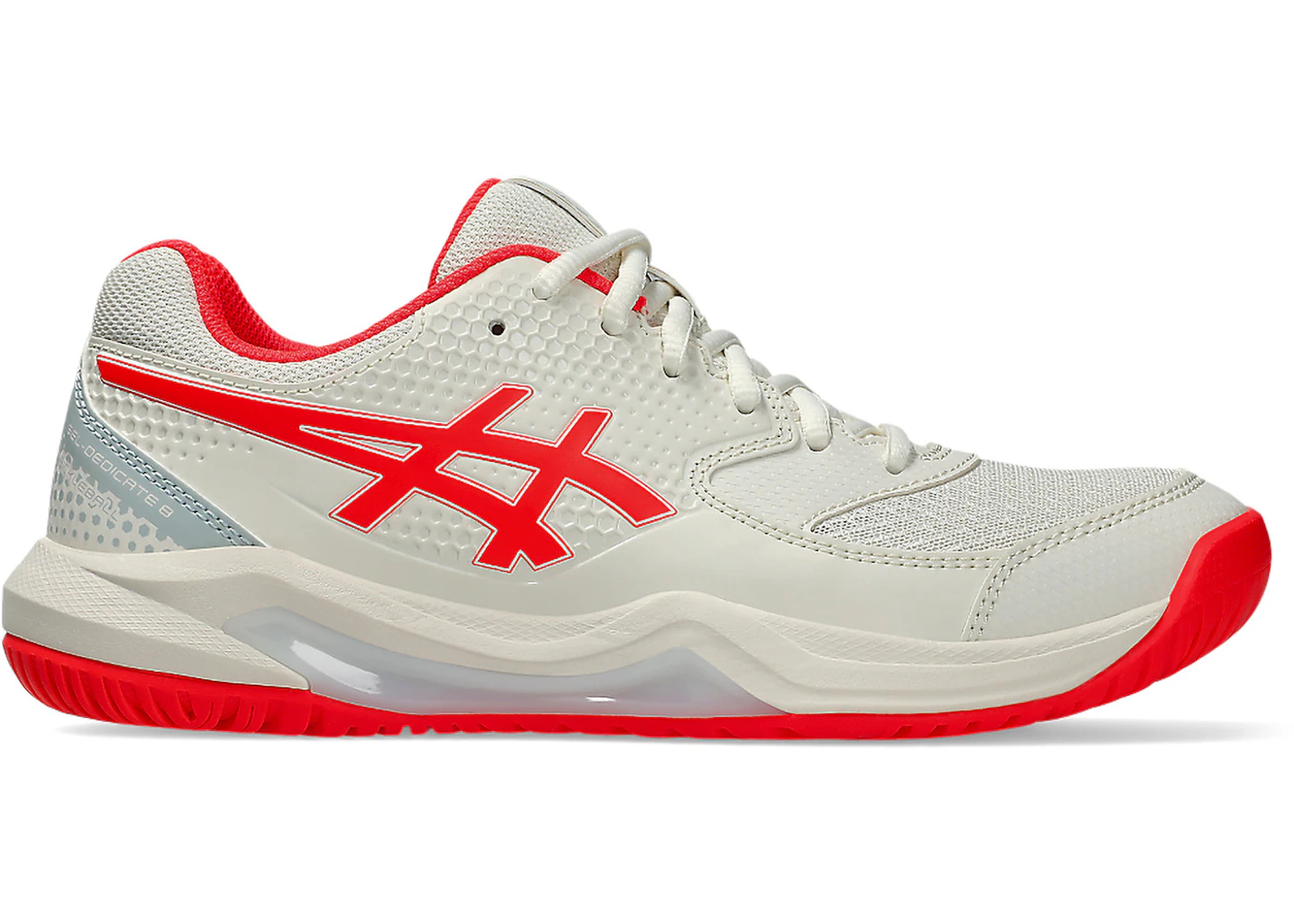 ASICS Gel-Dedicate 8 Pickleball Cream Flash Red (Women's)