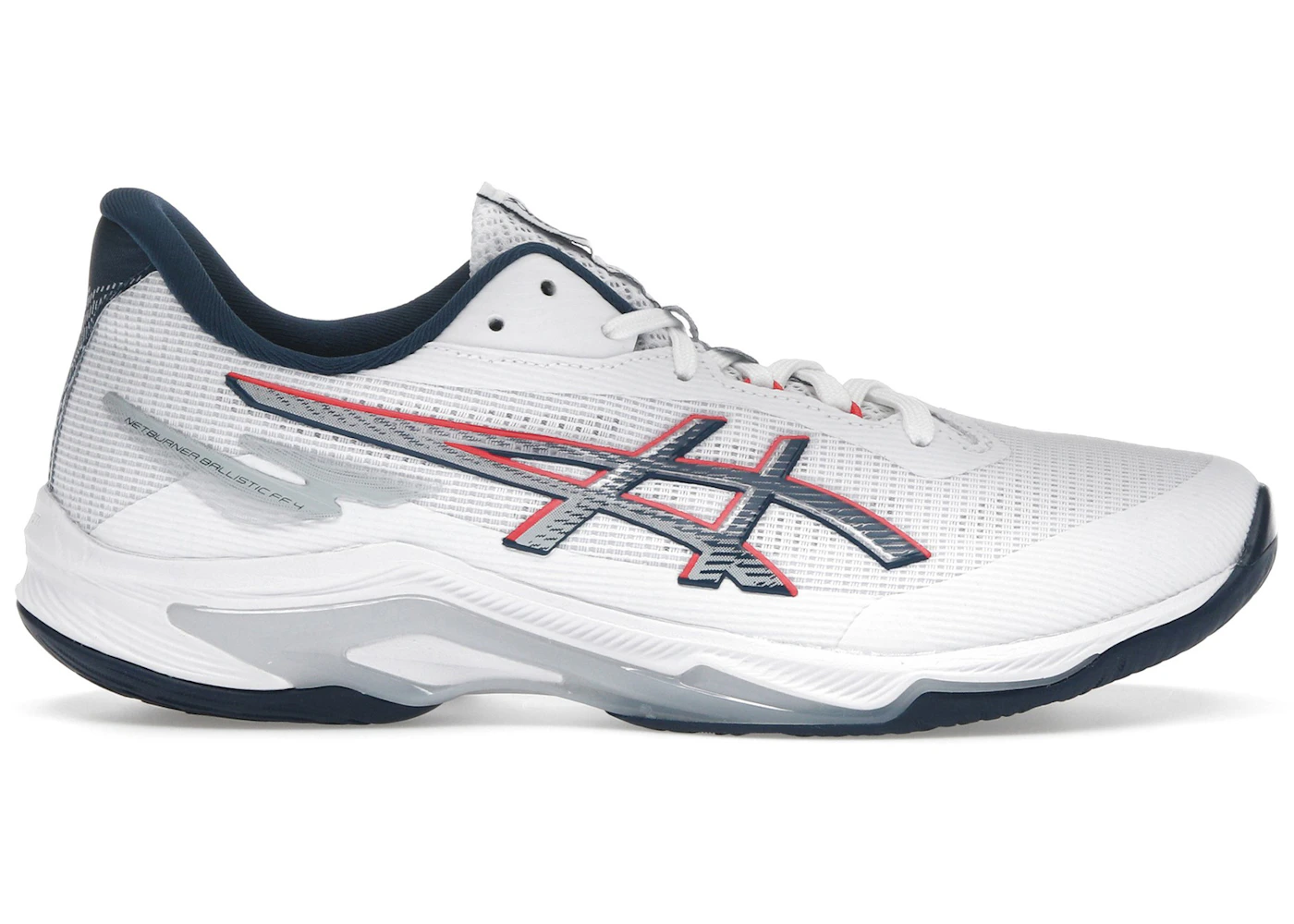 ASICS Netburner Ballistic FF 4 White Mako Blue