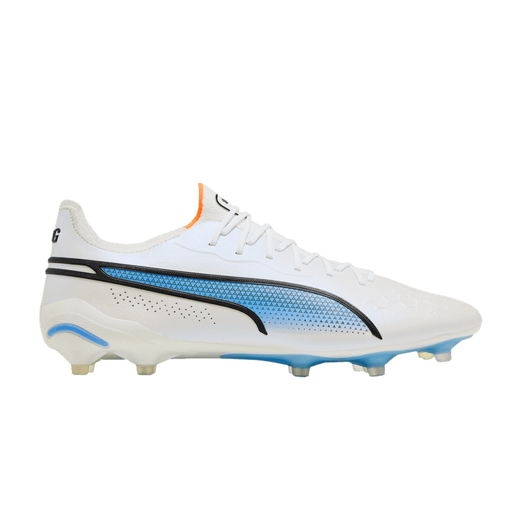 Puma King Ultimate FG AG 'White Blue Glimmer'