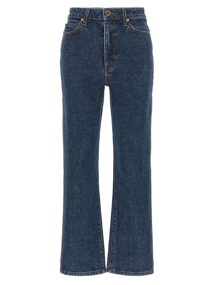 Khaite Abigail Straight-Leg Jeans