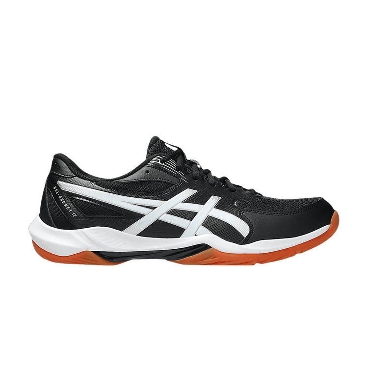 Asics Gel Rocket 12 2E Wide 'Black White'