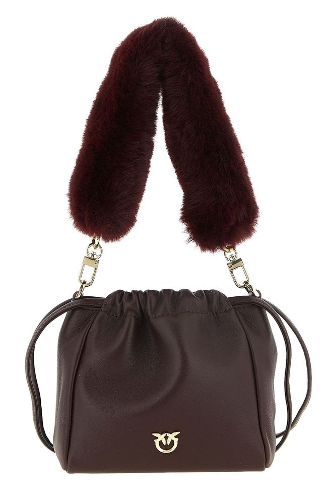 Pinko Two Straps Shoulder Bucket Bag