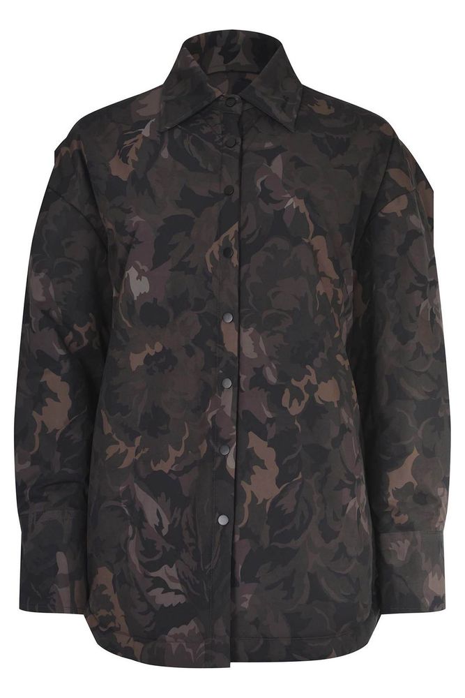 Pinko Floral Print Oversized Jacket