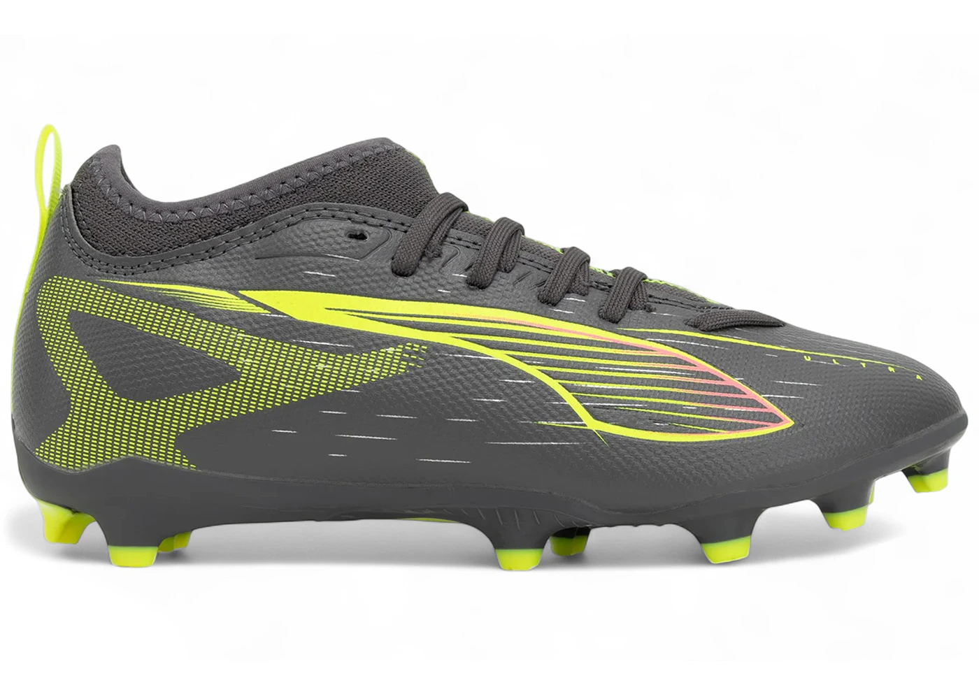 Puma Ultra 5 Match FG/AG Jr Matte Aged Silver Yellow Alert Aged Silver (GS)