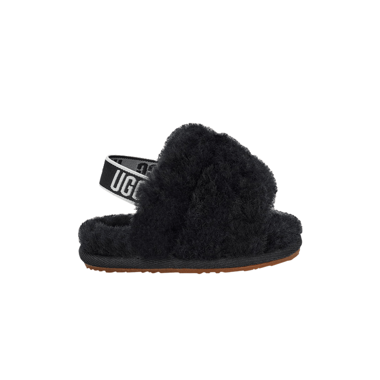 UGG Fluff Yeah Slide Toddler 'Black'