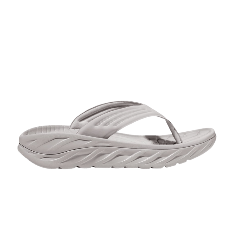 HOKA Ora Recovery Flip Slide 'Lunar Rock White'