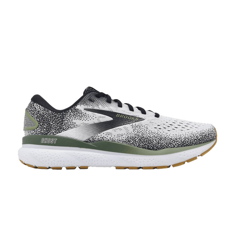 Brooks Ghost 16 'White Black Green'