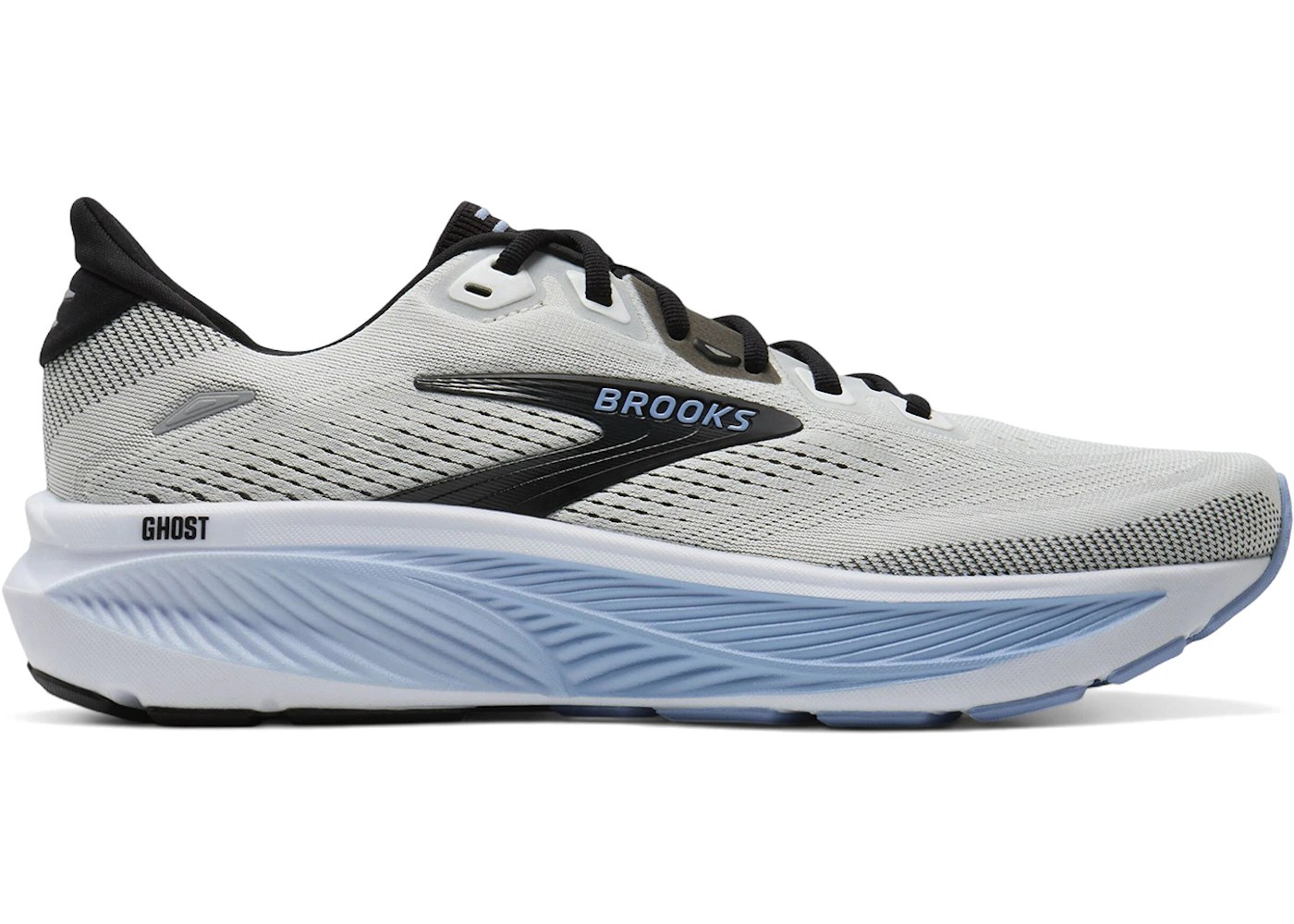 Brooks Ghost 18 White Black Open Air