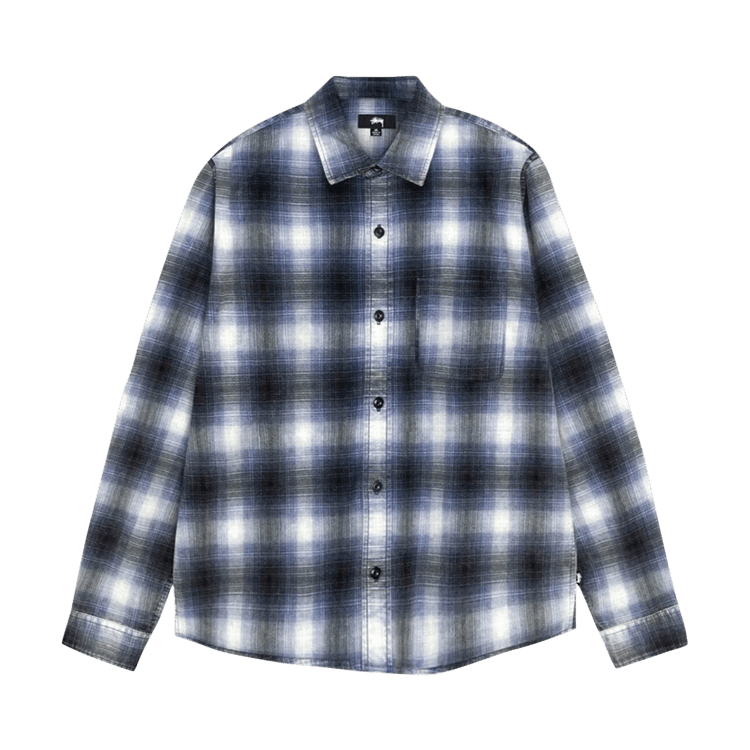 Stussy Rocco Plaid Shirt 'Blue'