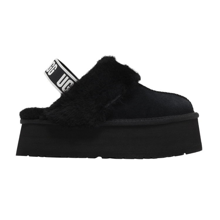 UGG Wmns Funkette Slipper 'Black'