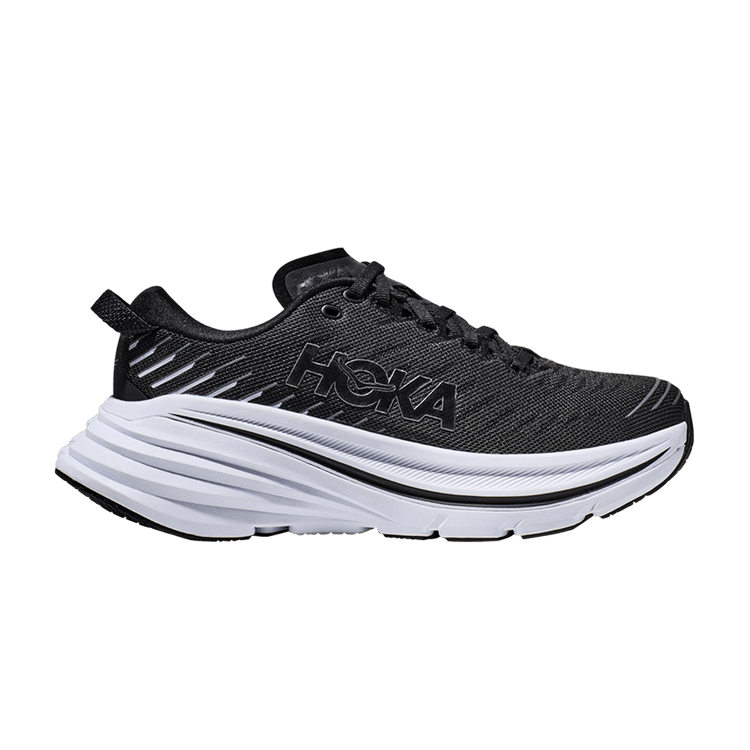 HOKA Bondi X 'Black White'