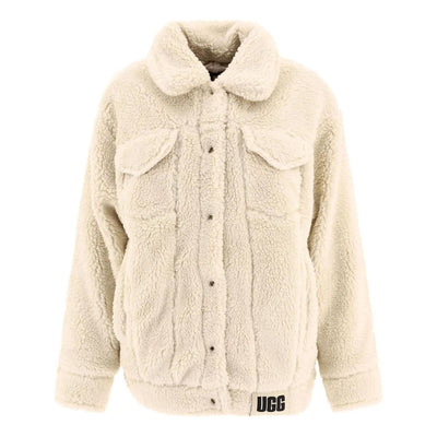 (WMNS) UGG Frankie Sherpa Trucker Jacket 'Beige'