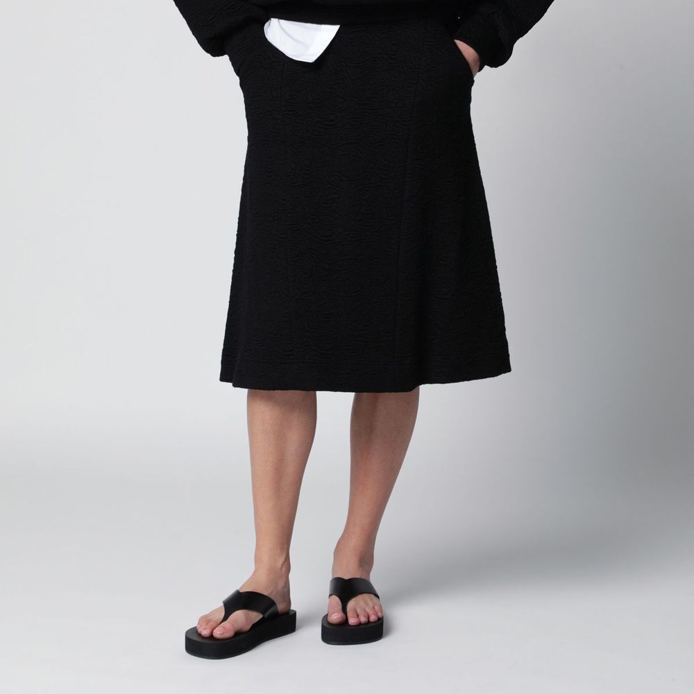 Dries Van Noten Textured A-Line Skirt