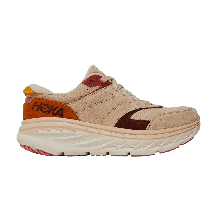 HOKA Bondi L Suede 'Shifting Sand'