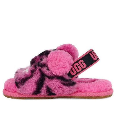 (TD) UGGFluff Yeah Slide Tiger Stuffie 'Carnation'