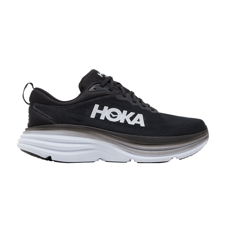 HOKA Bondi 8 2E Wide 'Black White'