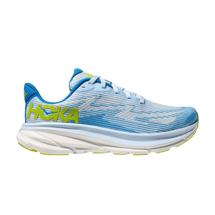 HOKA Clifton 9 Kids 'Ice Water Evening Primrose'