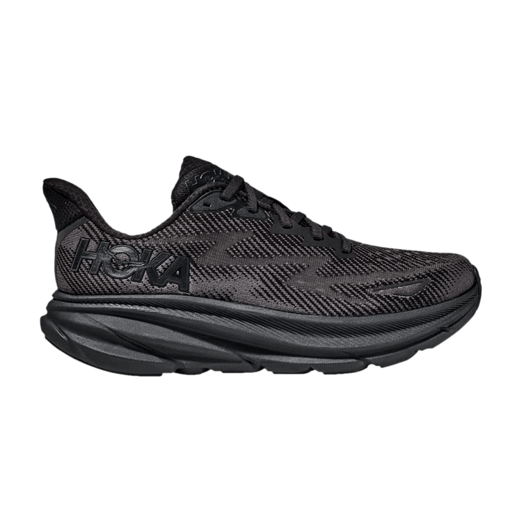 HOKA Clifton 9 Wide 'Triple Black'