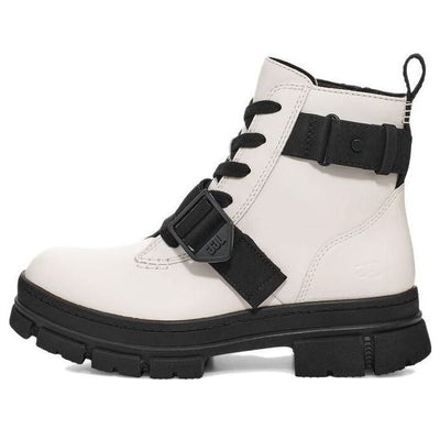 (WMNS) UGG Ashton Lace Up Boot 'White'