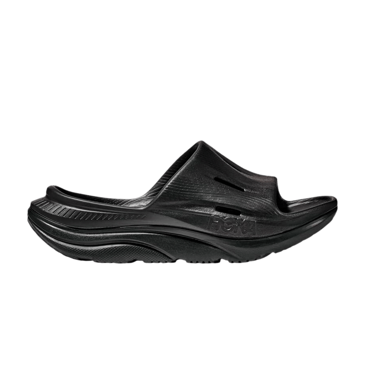 HOKA Ora Recovery Slide 3 Kids 'Triple Black'