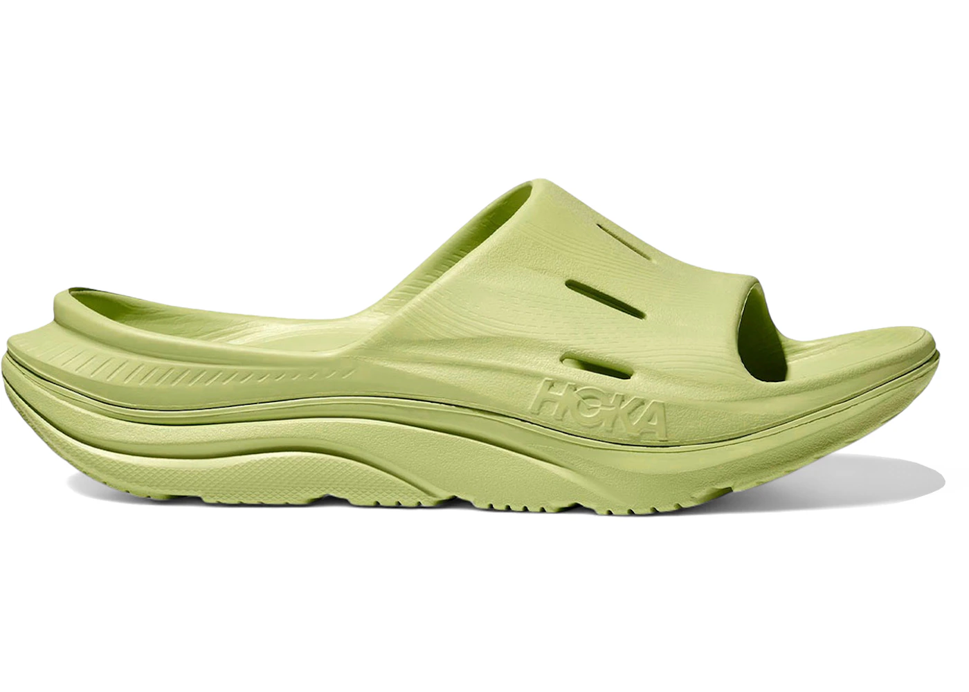 Hoka One One Ora Recovery Slide 3 Honeydew