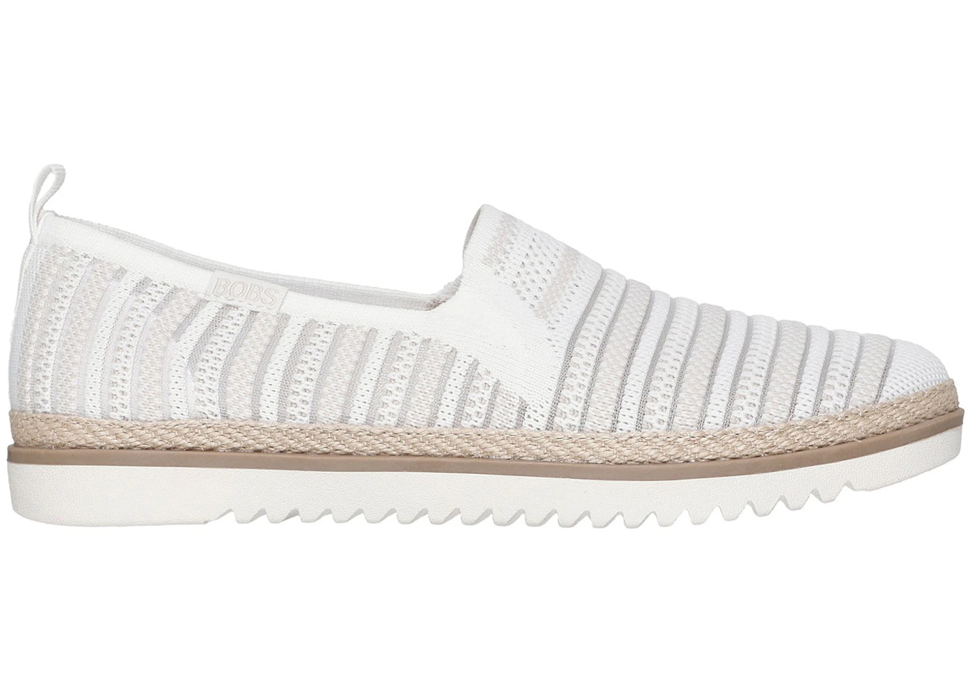Skechers BOBS Flexpadrille Lo So Chic White Multi (Women's)