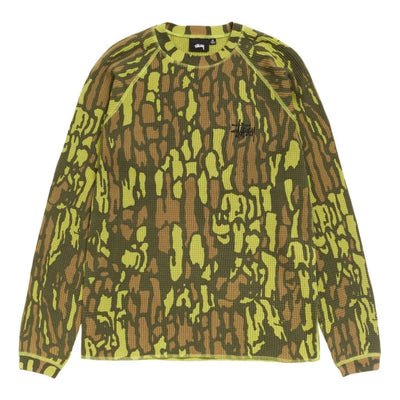 Stussy Basic Thermal 'Tree Bark Camo'