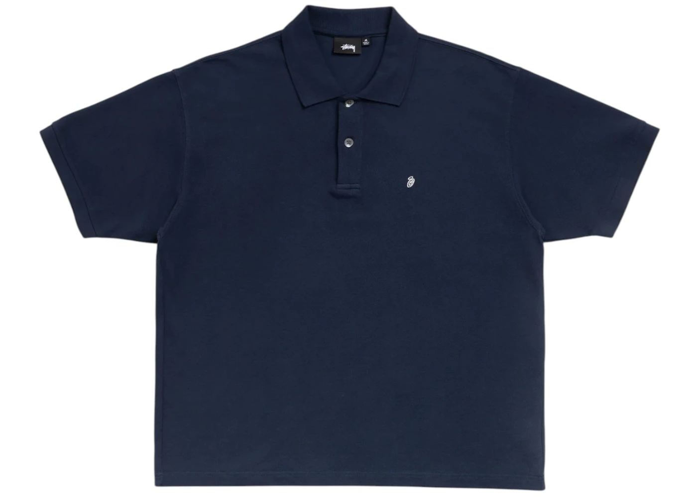 Stüssy Classic Pique Polo Navy