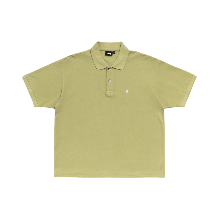 Stussy Classic Pique Polo 'Leaf'