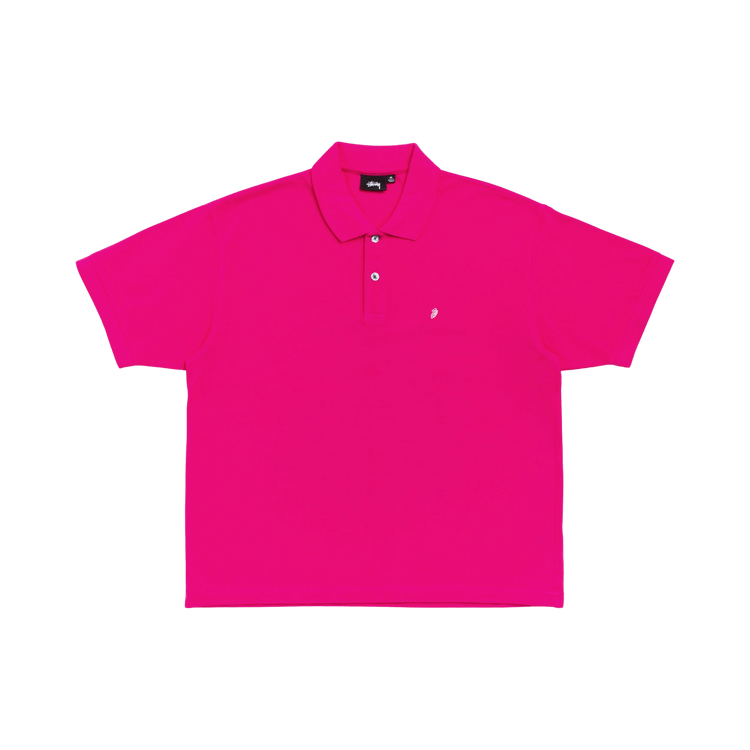 Stussy Classic Pique Polo 'Pink'